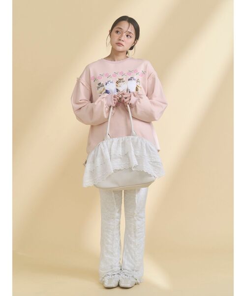 merry jenny（メリージェニー） パンツ lace panel pants レディース