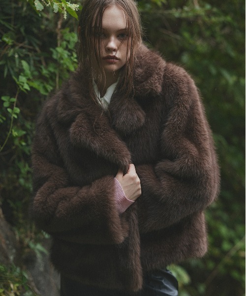 ad thie（アドティエ） コート アウター テーラードカラー フェイク