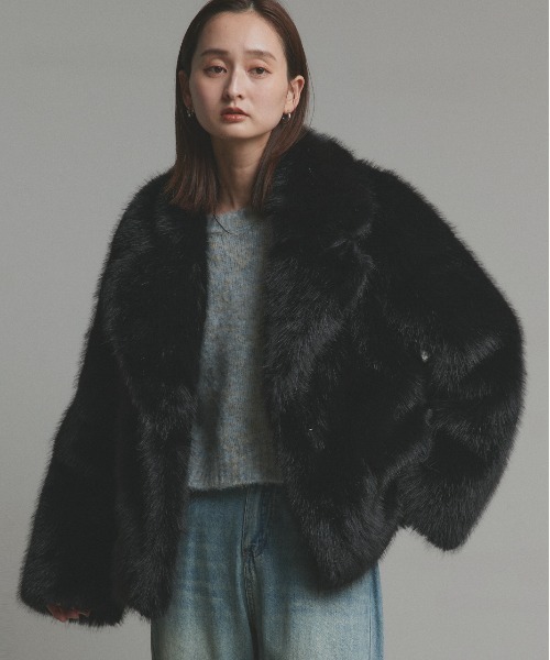 ad thie（アドティエ） コート アウター テーラードカラー フェイク