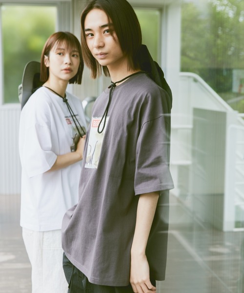「flaner」 半袖Tシャツ MEDIUM ホワイト レディース_画像9
