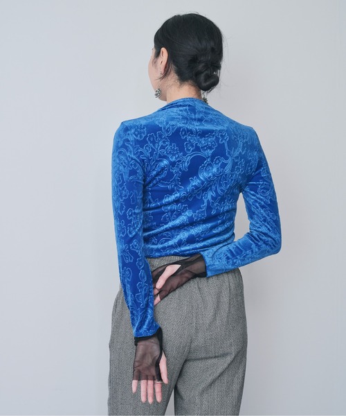 「DOLLUPOOPS」 長袖カットソー 38 ブルー レディース_画像7