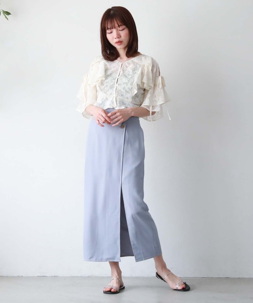 「archives」 タイトスカート MEDIUM ブラック レディース_画像3