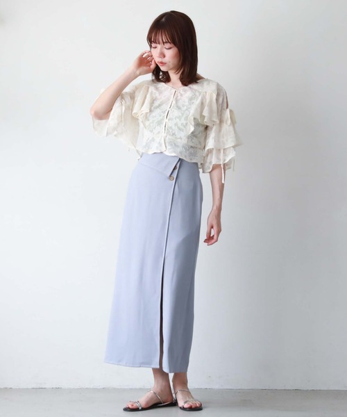 「archives」 タイトスカート MEDIUM ブラック レディース_画像4