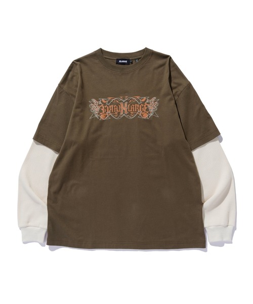 XLARGE（エクストラ ラージ） tシャツ LAYERED L/S TEE メンズ