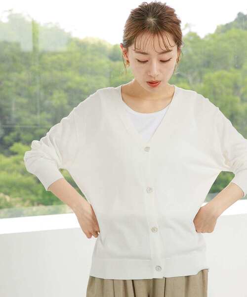 URBAN RESEARCH Sonny Label カーディガン FREE オフホワイト