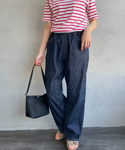 Danton（ダントン） デニムパンツ 38 ネイビー レディース : ZOZOTOWN