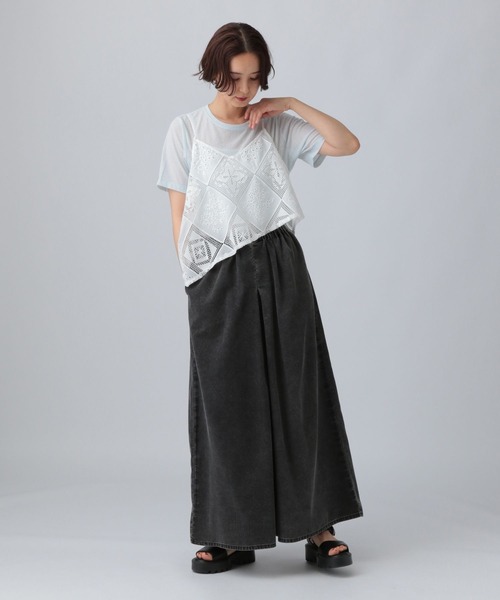 「LEPSIM」 デニムパンツ FREE ブルー レディース_画像7