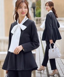 GeeRA（ジーラ） セットアップ 「2点セット」ペプラムジャケット