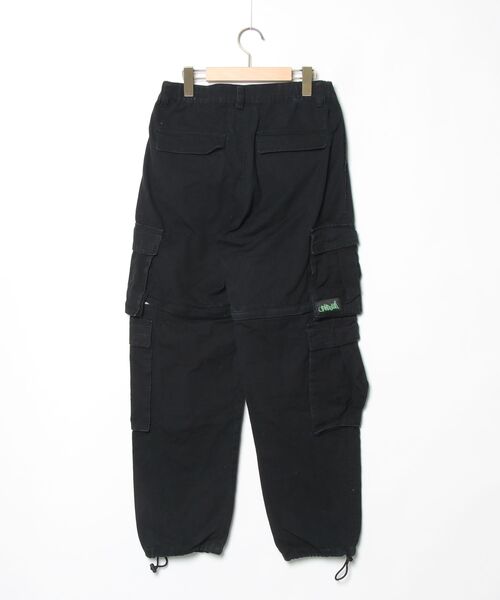「UNKNOWN LONDON」 カーゴパンツ X-SMALL ブラック メンズ_画像2