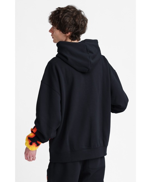 「HUGO」 プルオーバーパーカー X-SMALL ブラック メンズ_画像7