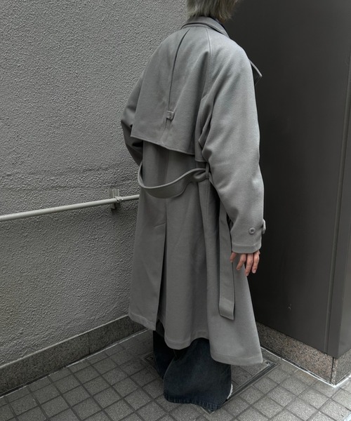 「CREARE -LINO-」 トレンチコート M モカ メンズ_画像5
