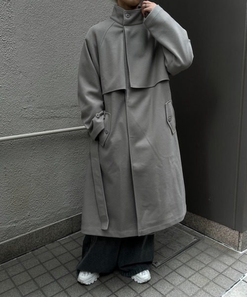 「CREARE -LINO-」 トレンチコート M モカ メンズ_画像8