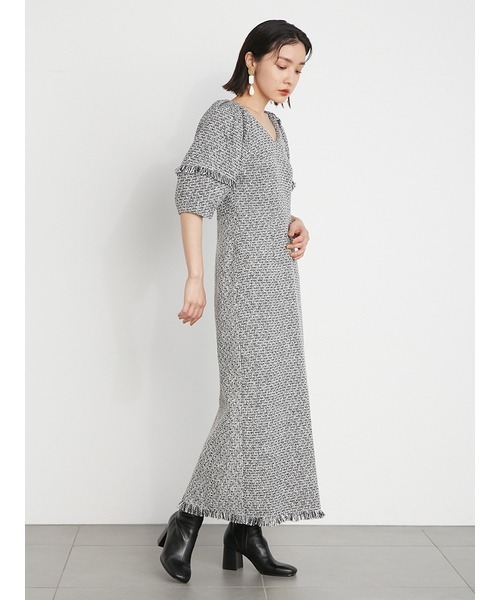 「LILY BROWN」 半袖ワンピース 0 ピンク レディース_画像5