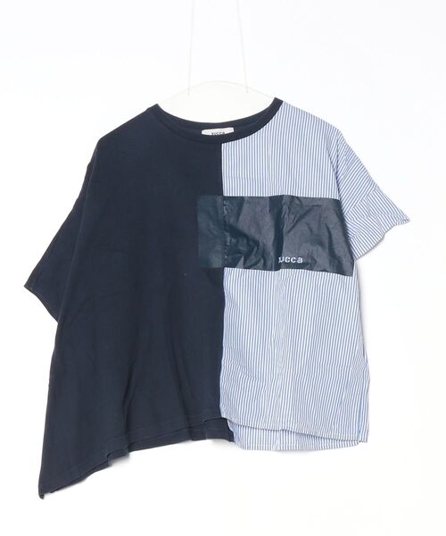 ZUCCa（ズッカ） 半袖Tシャツ M size ネイビー レディース : ZOZOTOWN