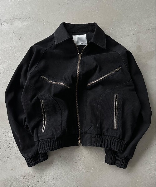Perushu ブルゾン アウター 4Pocket double zip blouson／4ポケット