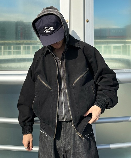 【FOTUS】ダブルジップブルゾン Perushu ブルゾン アウター 4Pocket double zip blouson／4ポケット