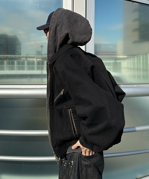 Perushu ブルゾン アウター 4Pocket double zip blouson／4ポケット