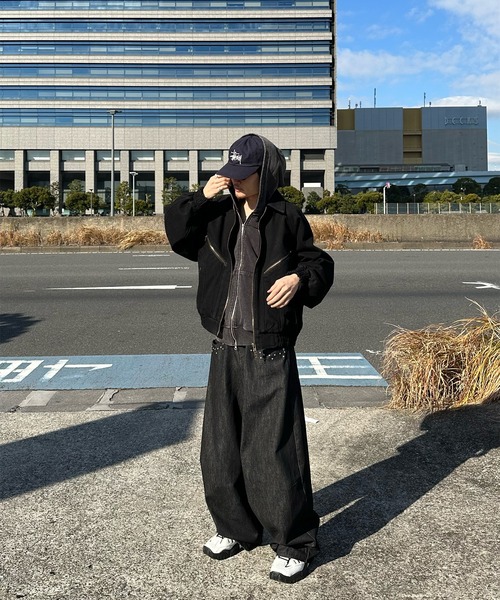 Perushu ブルゾン アウター 4Pocket double zip blouson／4ポケット
