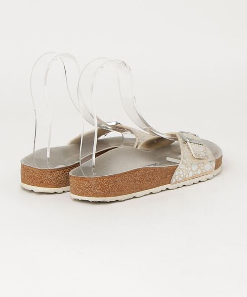 「BIRKENSTOCK」 フラットサンダル 38 シルバー レディース_画像2