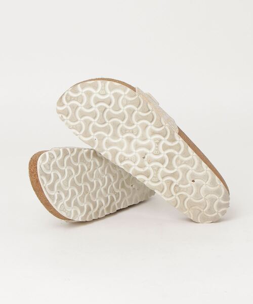 「BIRKENSTOCK」 フラットサンダル 38 シルバー レディース_画像3