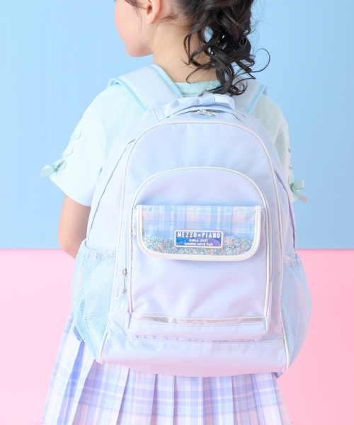 mezzo piano リュック キラキラリュック容量約18L キッズ 子供 女の子