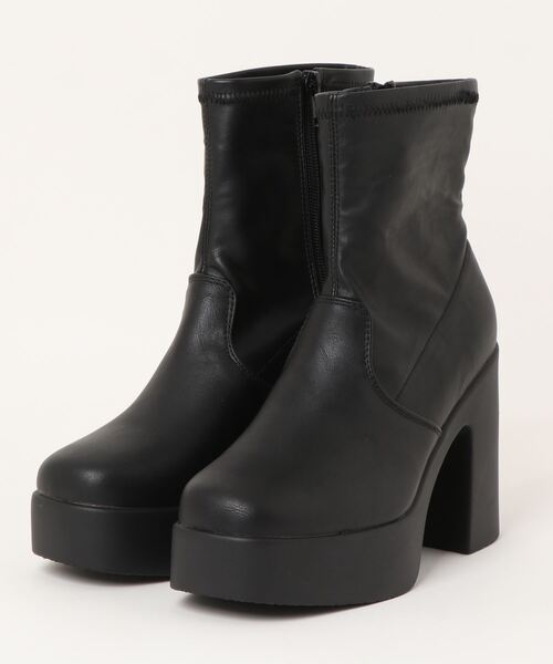 「Shoes in Closet」 ショートブーツ M ブラック レディース_画像4