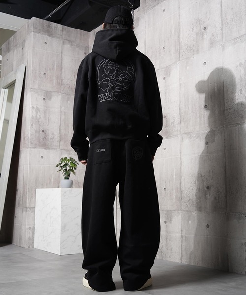 tripp nyc ジップパーカー グランジ y2k ギミック ブラック Y2K ゴシック ジップパーカー グランジ 平成 ギャル ブラック LL