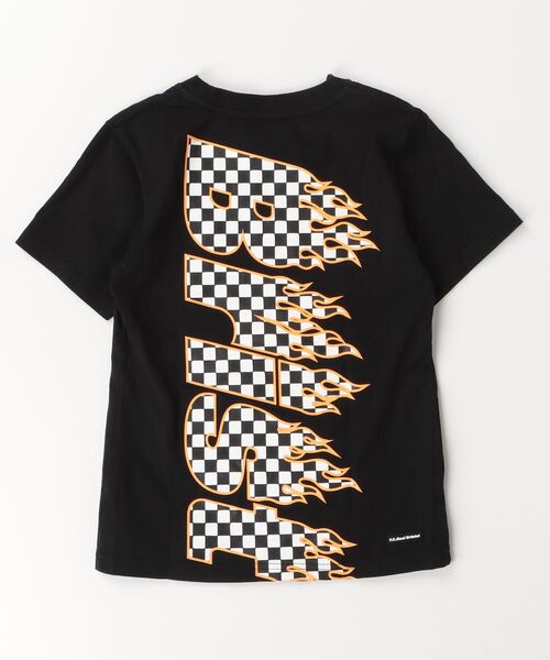 「F.C.R.B.」 「KIDS」ワンポイント半袖Tシャツ 130 ブラック キッズ_画像2