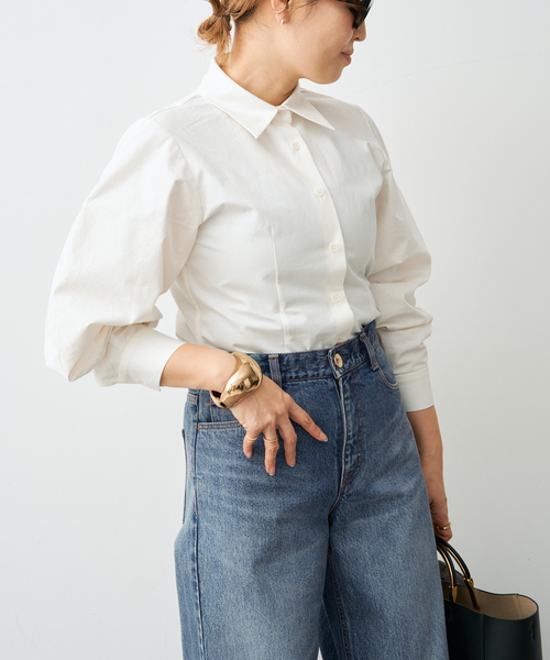 CELERI ブラウス シャツ パフスリーブ シャツ レディース : ZOZOTOWN