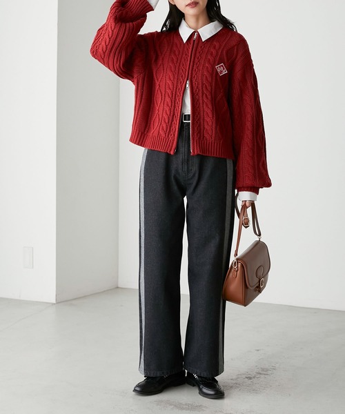 「BONLECILL」 デニムパンツ S ブルー レディース_画像5