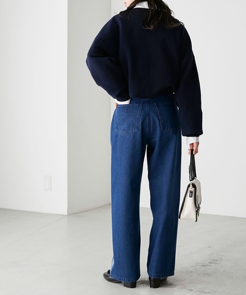 「BONLECILL」 デニムパンツ S ブルー レディース_画像10