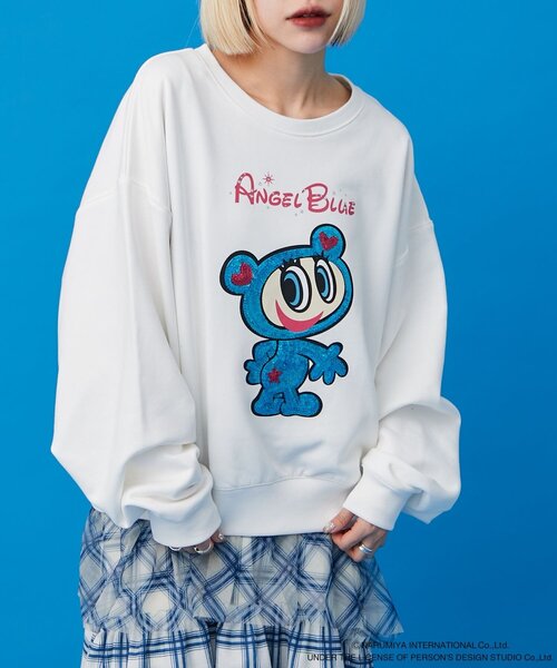 w closet（ダブルクローゼット） tシャツ 「ANGEL BLUE」ナカムラくん