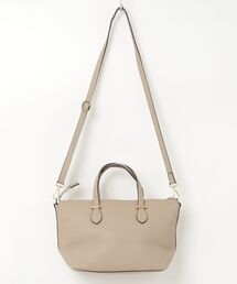 「TOPKAPI」 ワンポイント2WAYバッグ - ベージュ レディースの画像2