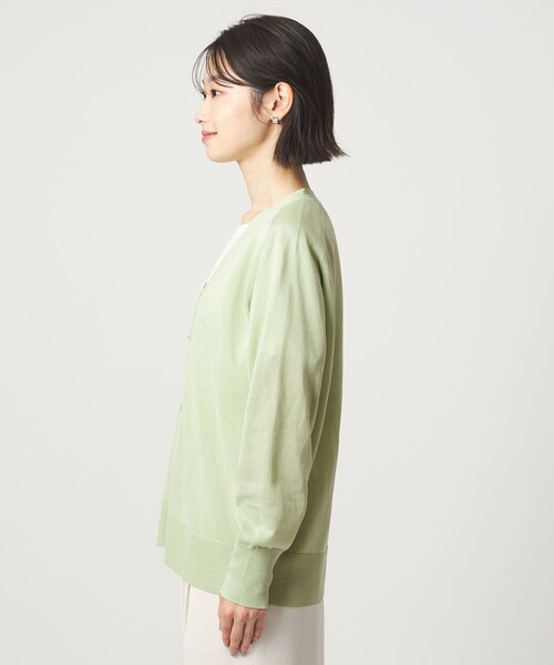 最終値下！グリーンレーベルリラクシングvネックニットカーディガン　試着のみ green label relaxing（グリーンレーベルリラクシング） カーディガン