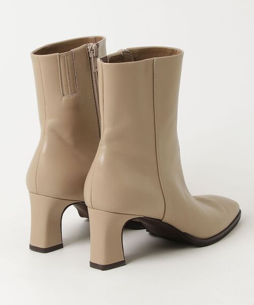 「ODETTE E ODILE」 ショートブーツ 23cm ベージュ レディース_画像2