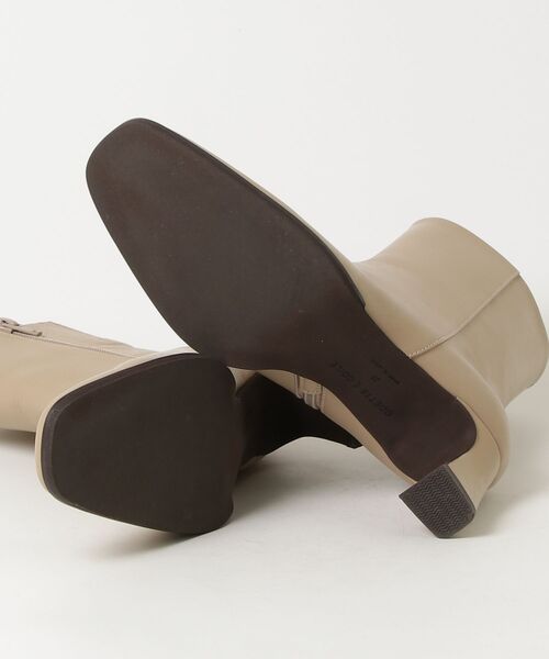 「ODETTE E ODILE」 ショートブーツ 23cm ベージュ レディース_画像3