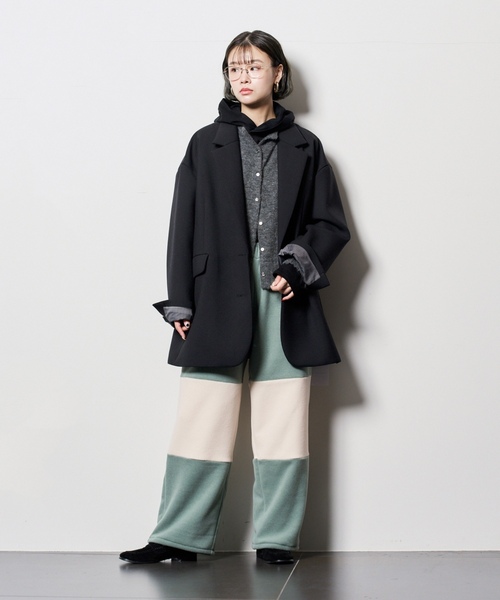 CITYSHOP グレー ストライプ テーラードジャケット クリーニング済 
