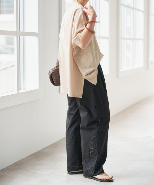 Spick＆Span（スピック アンド スパン） パンツ カットワークエン