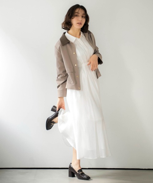 NOELA（ノエラ） ワンピース シアーシャツワンピース : ZOZOTOWN Yahoo