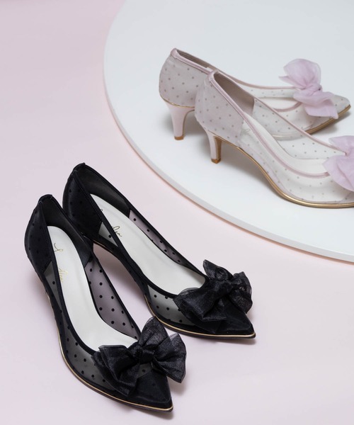 「Launa lea」 パンプス 23.0cm ブラック レディース_画像2