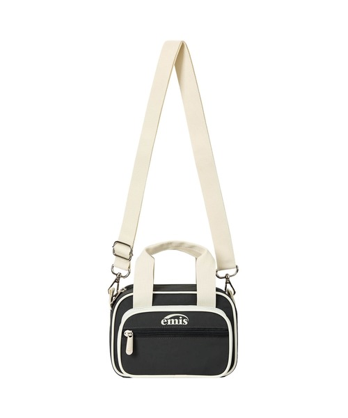 emis ショルダーバッグ バッグ NYLON COLOR-BLOCK MINI CROSS BAG