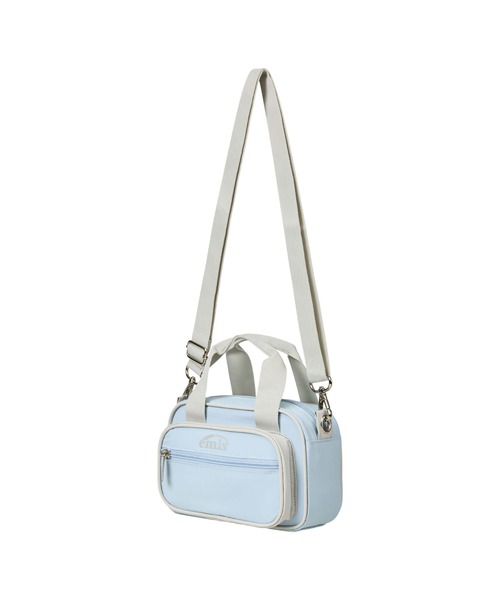 emis ショルダーバッグ バッグ NYLON COLOR-BLOCK MINI CROSS BAG 