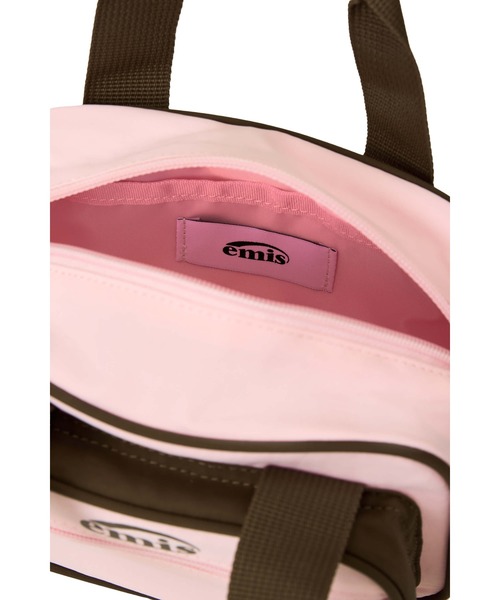 emis ショルダーバッグ バッグ NYLON COLOR-BLOCK MINI CROSS BAG