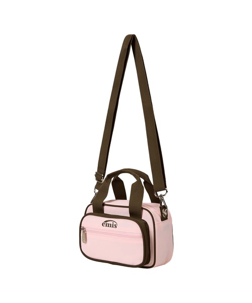 emis ショルダーバッグ バッグ NYLON COLOR-BLOCK MINI CROSS BAG