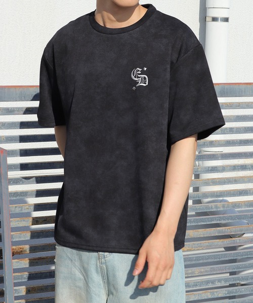 Ed Hardy（エド・ハーディー） tシャツ ロゴ × スタッズ ワンポイント