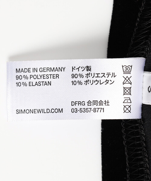 レギンス スパッツ SIMONE WILD/シモーネワイルド VELVET LONG SHORTS