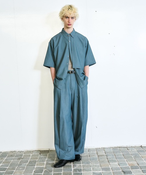 「HARE」 スラックス MEDIUM ブルー系その他3 メンズの画像