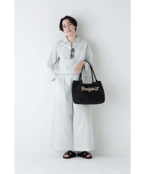 「human woman」 長袖シャツ MEDIUM ライトグリーン レディースの画像