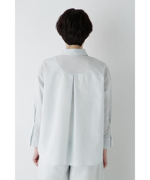 「human woman」 長袖シャツ MEDIUM ライトグリーン レディースの画像