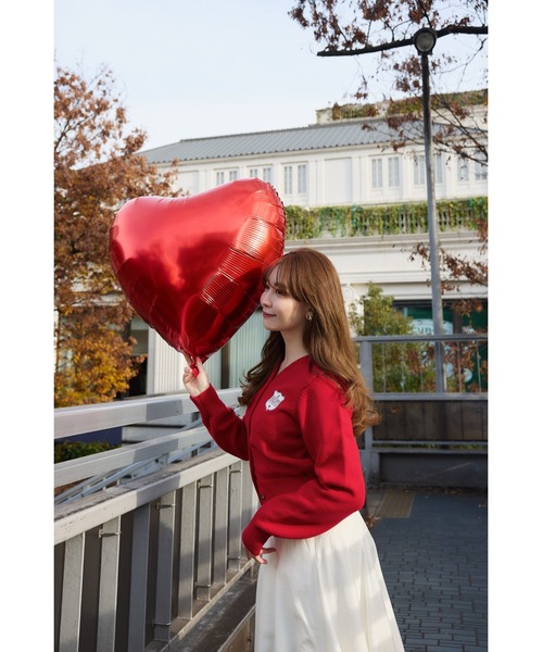 「Her lip to」 ニットカーディガン FREE ベージュ レディース_画像5